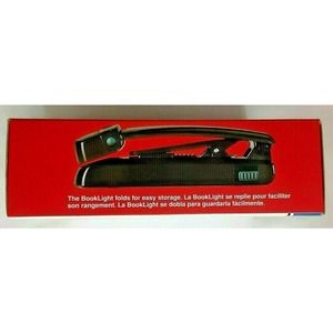 EZ Reader Book Light - Adjustable Folding Clip-On, Battery Operated Reading Lite